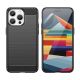 5. Elastyczne etui wzór karbon do iPhone 15 Pro Carbon Case - niebieskie