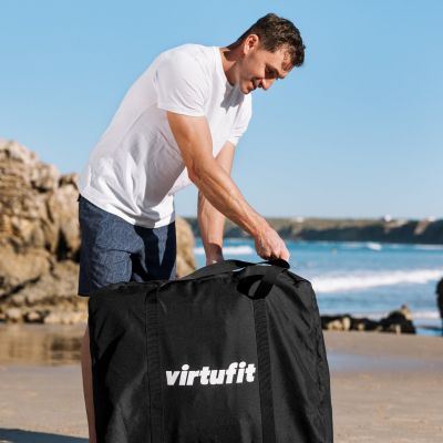 15. VIRTUFIT KAJAK 335 - TURKUSOWY - Z SIEDZENIAMI KAJAKOWYMI I TORBĄ DO NOSZENIA