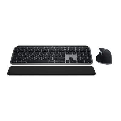 2. Logitech MX Keys S Combo for Mac klawiatura Dołączona myszka Dom/Biuro Bluetooth QWERTZ Niemiecki Szary
