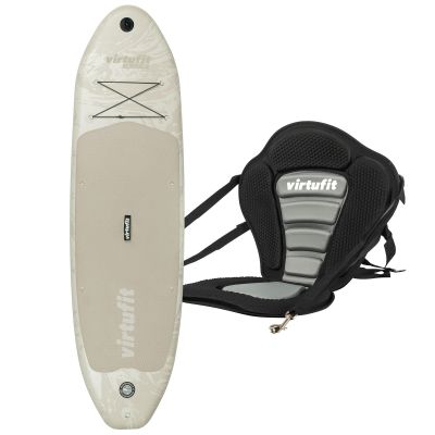 19. VIRTUFIT DESKA SUP CRUISER 305 - PIASKOWY BEŻ - Z SIEDZENIEM KAJAKOWYM, AKCESORIAMI I TORBĄ DO NOSZE