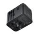 4. Adapter podróżny Acefast Z8 GaN 45W podróżna ładowarka sieciowa 3x USB-C + 2x USB-A z gniazdkiem AC 2500W - czarna
