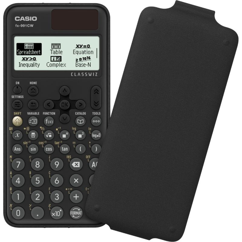 9. CASIO FX-991CW KALKULATOR NAUKOWY BOX. Czarny.