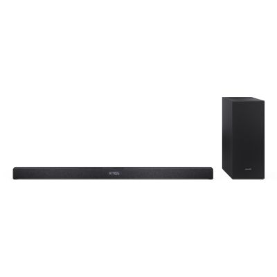 4. Sharp 2.1-kanałowy ultracienki Dolby Atmos/DTS Virtual: X Soundbar z bezprzewodowym subwooferem HT-SBW320 360 W Łączność Bluetooth Połączenie bezprzewodowe