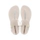 Ipanema Sandal Class sandały japonki damskie beżowe z cyrkoniami