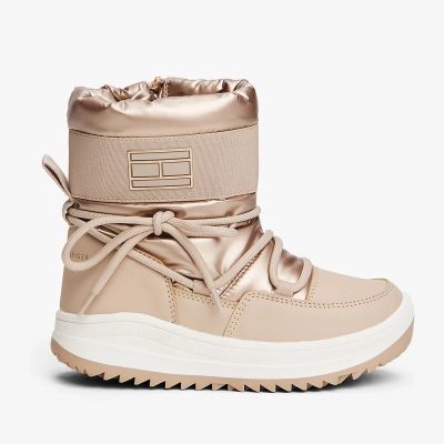 Tommy Hilfiger damskie śniegowce SNOW BOOT T3A5-34052-1474591 BRONZE