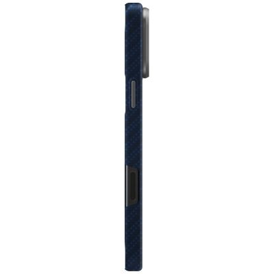 3. Etui UNIQ Keva EDGE Magclick Charging na iPhone 17 Pro Max - niebieskie
