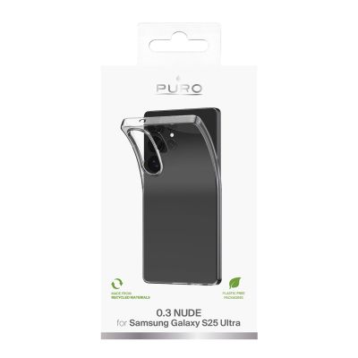 5. Etui silikonowe Puro 03 Nude do Samsung Galaxy S25 Ultra - przezroczyste
