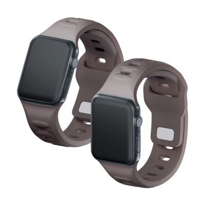 14. Pasek 3mk Silicone Watch Strap na Apple Watch 38/40/41 mm - ciemnoszary
