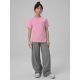 3. T-shirt regular z nadrukiem dziewczęcy 4F 4FJRSS26TTSHF3455-56S