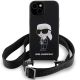 2. Etui Karl Lagerfeld Crossbody Silicone Ikonik do iPhone 15 - czarne