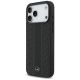 2. Etui Mercedes Leather Laurel Leaves Stripes MagSafe na iPhone 17 Pro Max - czarne