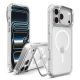 2. Etui Spigen Ultra Hybrid Optik S MagSafe na iPhone 18 Pro / 17 Pro - przezroczysto-srebrny