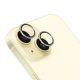 4. Osłona aparatu 3mk Lens Protection Pro na iPhone 15 - żółta