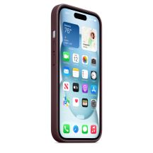Etui z MagSafe Apple iPhone 15 Feingewebe Case Mullberry