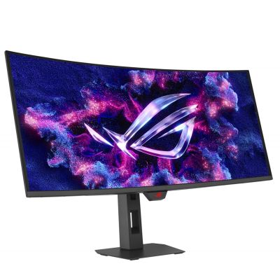 5. ASUS ROG Strix OLED XG34WCDG monitor komputerowy 86,4 cm (34") 3440 x 1440 px UltraWide Quad HD QD-OLED Czarny