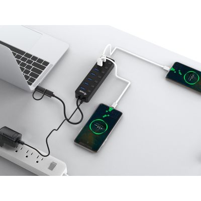 4. Equip 128965 huby i koncentratory USB 3.2 Gen 1 (3.1 Gen 1) Type-A 5000 Mbit/s Czarny