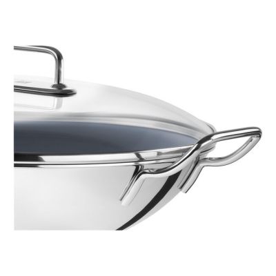 6. Patelnia wok z pokrywką ZWILLING Plus 40992-032-0 32 cm