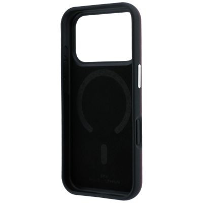 7. Etui BMW Sign Centered Deboss MagSafe na iPhone 17 Pro Max / 18 Pro Max - bordowe