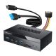 2. GRAUGEAR Panel frontowy 4-Fach + czytnik kart USB, SD, Micro