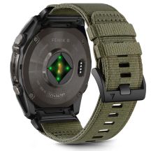 Pasek Tech-Protect Nylon na Garmin Fenix 5X / 5X PLUS / 6X / 6X PRO / 7X / 8 (51 mm) - zielone