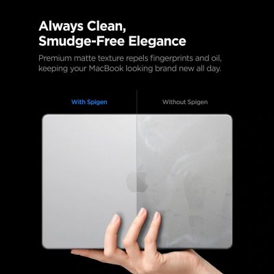 7. Etui Spigen AirSkin na MacBook Pro 16" 2021 / 2023 / 2024 / 2025 / 2026 - przezroczyste matowe