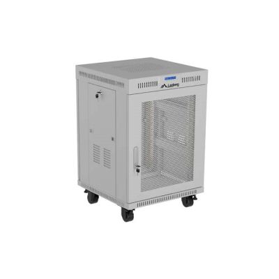 7. LANBERG SZAFA STOJĄCA 19" 15U 600X600 LCD SZARA
