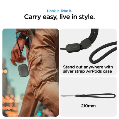 9. Etui Tech-Protect NaturalFit na AirPods Pro 3 - zielone