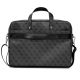 3. Torba Guess Saffiano 4G Triangle Logo na laptopa 16'' - czarna