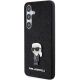 2. Etui Karl Lagerfeld Fixed Glitter Ikonik Logo Metal Pin na Samsung Galaxy S24+ - czarne