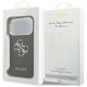 8. Etui Guess Grained Big 4G Classic Logo na iPhone 17 Pro - czarne