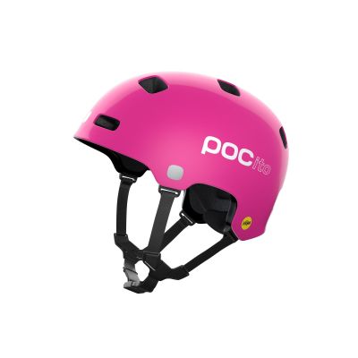 Kask rowerowy POCito Crane MIPS fluo pink