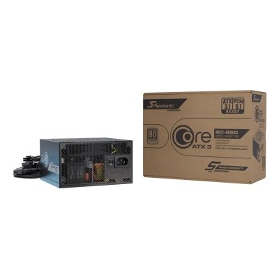 13. Seasonic CORE BC-850 ATX 3.1 moduł zasilaczy 850 W 20+4 pin ATX Czarny