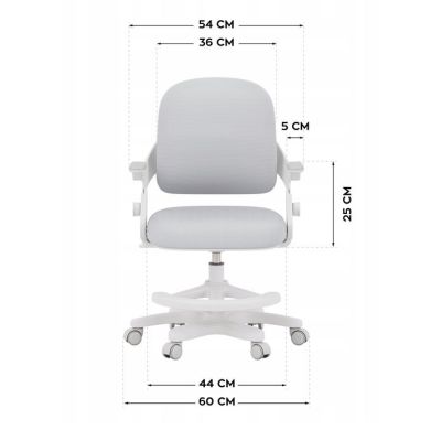 15. Fotel obrotowy Junior 4.3 Grey