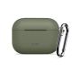 2. Etui Tech-Protect Silicone Hook na AirPods Pro - oliwkowe