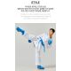 17. Ochraniacze piszczeli i stóp Karate WKF BLUE | MOOTO