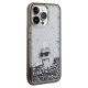 4. Etui Karl Lagerfeld Liquid Glitter Choupette na iPhone 13 Pro Max - przezroczyste