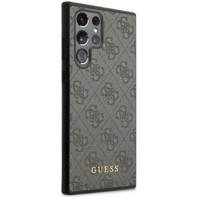 4. Etui Guess 4G Metal Gold Logo na Samsung Galaxy S24 Ultra - czarne