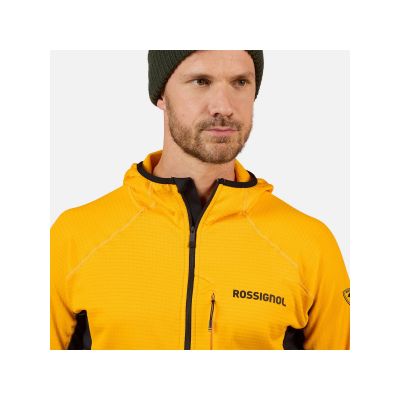 5. Bluza męska ROSSIGNOL BLACKSIDE MIX FZH FLEECE żółta