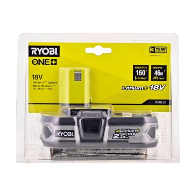 4. Akumulator 18V Lithium+ 2.5Ah RB18L25 RYOBI