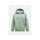 Bluza męska PEAK PERFORMANCE M Original Small Logo Zip Hood kolor zielony