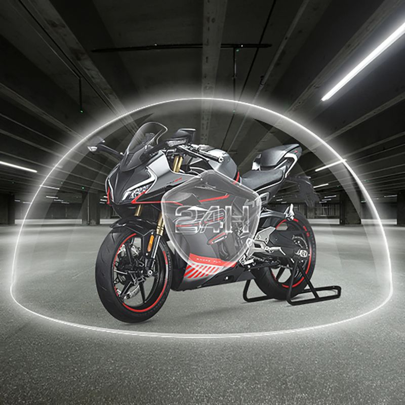 12. Kamera sportowa AKEEYO AKY-710S wideorejestrator 4K na kierownicę motocykl - czarna
