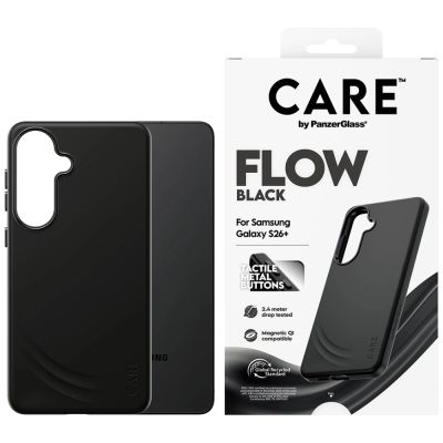 Etui CARE by PanzerGlass Flow Black Qi na Samsung Galaxy S26+ - czarne