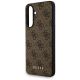 5. Etui Guess 4G Metal Gold Logo na Samsung Galaxy A36 - brązowe