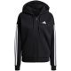 9. Bluza adidas Essentials 3 Stripes Full Zipp Hoodie W JE1283