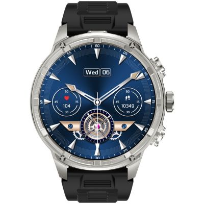 7. Smartwatch Gravity Srebrny Pasek + Bransoleta GT41-3