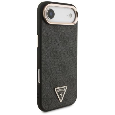 4. Etui Guess 4G Triangle Logo MagSafe naiPhone Air - czarno-złote