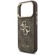 6. Etui Guess 4G Big 4G Classic Logo Big Strap Metal Buttons na iPhone 17 Pro - brązowe