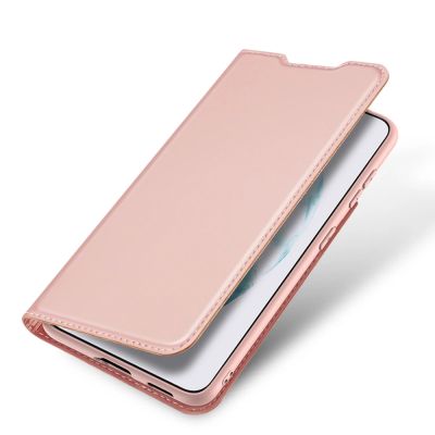 4. Dux Ducis Skin Pro kabura etui pokrowiec z klapką Samsung Galaxy S22+ (S22 Plus) różowy