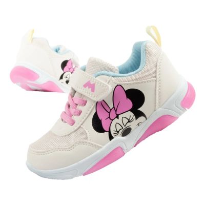 Leomil buty sportowe dziecięce sneakersy Myszka minnie na rzep LED