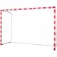 SIATKA DO BRAMKI 300x160x90CM BIAŁO-CZERWONA ENERO